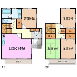 ハイグレードタウンハウス2の物件間取画像